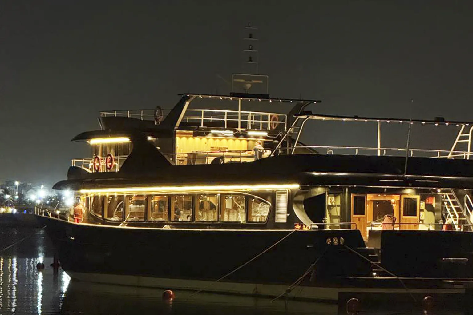Night cruise on the Red Sea